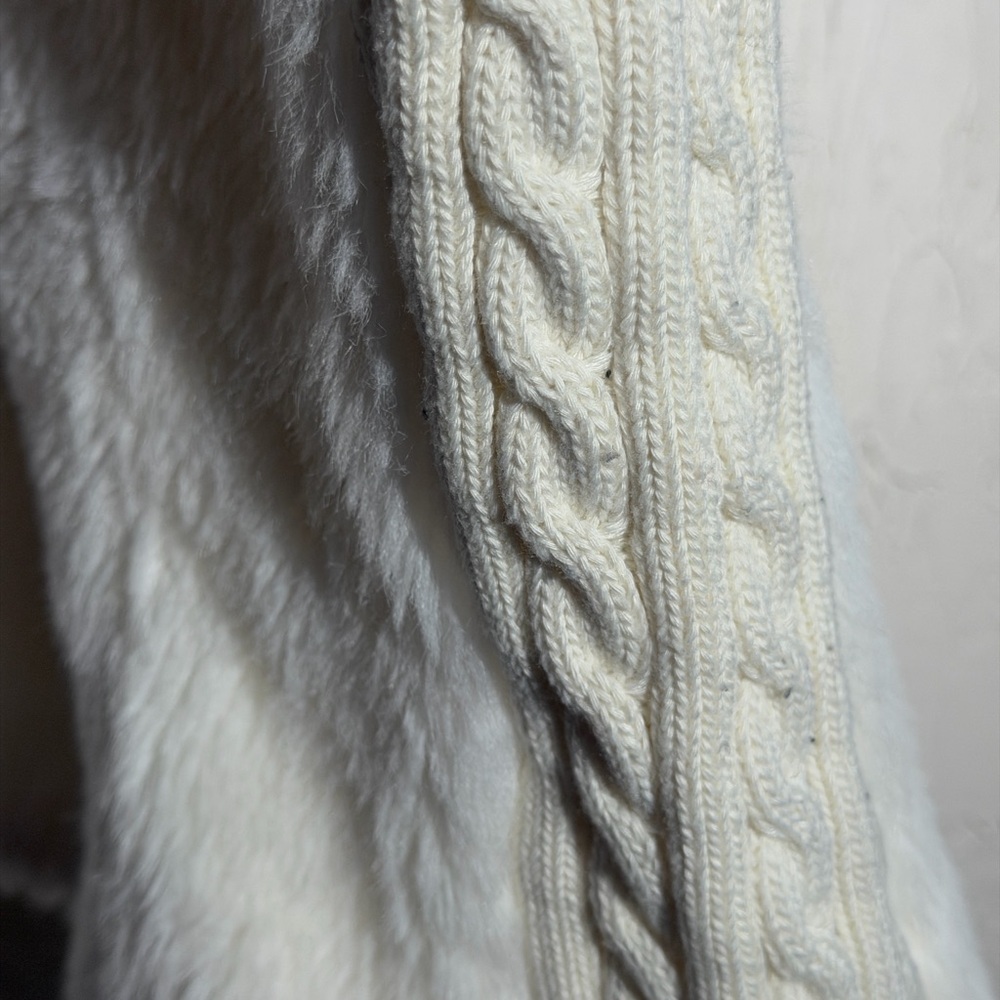 Cream Cable Knit Women’s Sweater